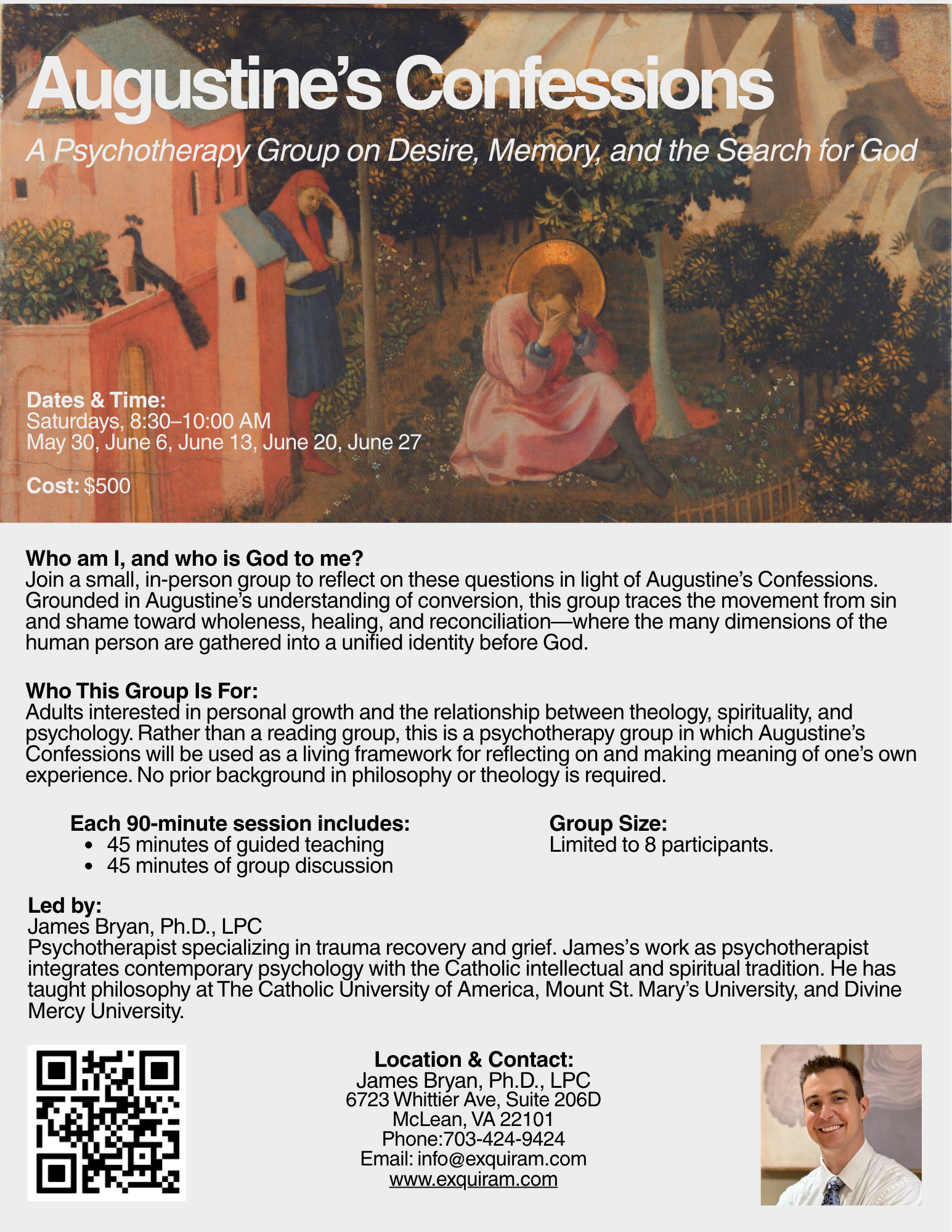 Augustine's Confessions Flyer